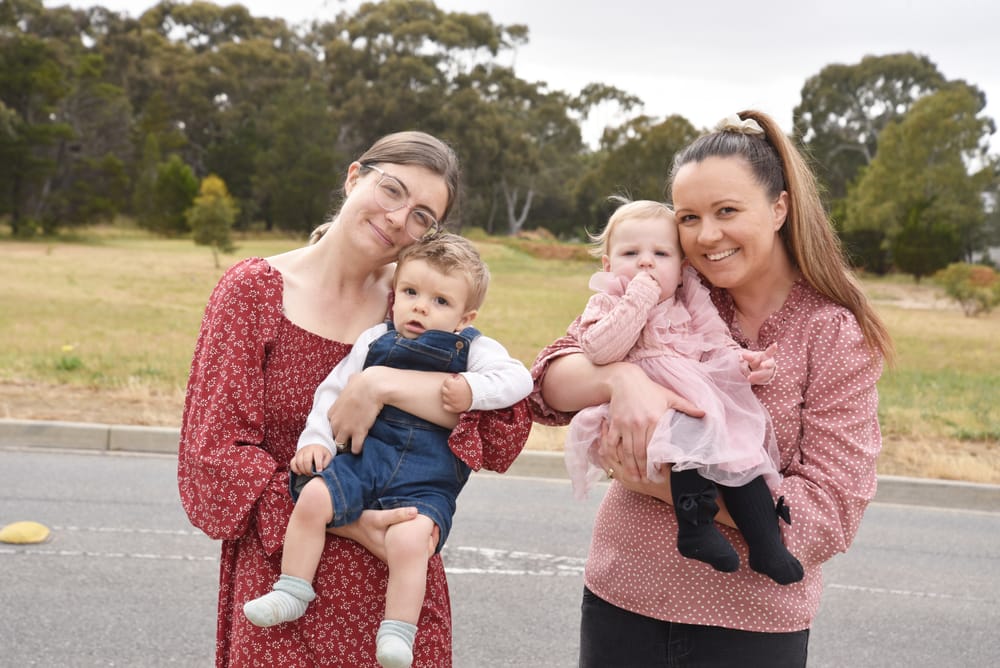 Sisters celebrate almost simultaneous births post image
