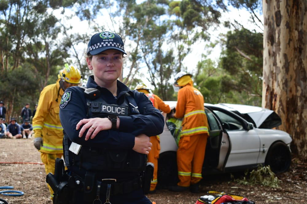 Mock crash a real-life lesson post image