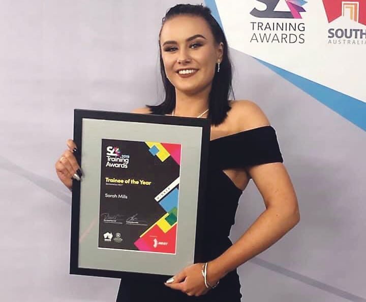 Sarah is Trainee of the Year post image