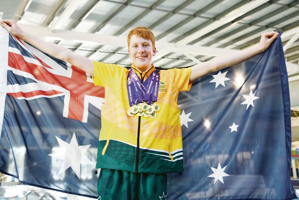 Gabe covered in gold after stunning Virtus Games debut post image