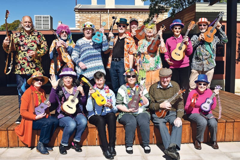 Ukulele flash mob brings joy to Kapunda streets post image