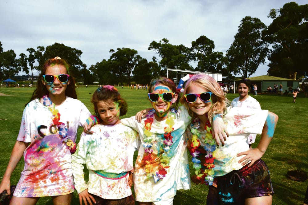 The bright stuff at fun run post image