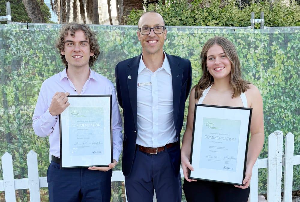 Xavier College students honoured with prestigious state awards post image