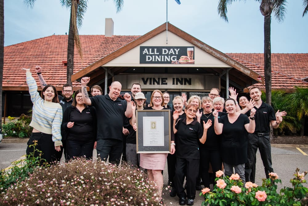 The Vine Inn raises the bar post image