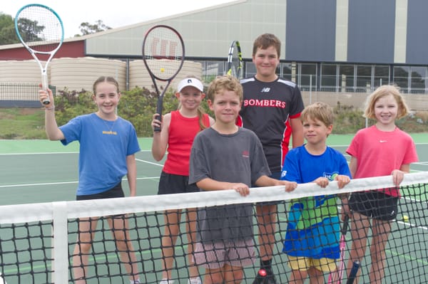Kapunda’s new tennis courts are game, set, love! post image