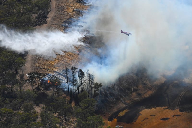 Fire at South Para Reservoir post image