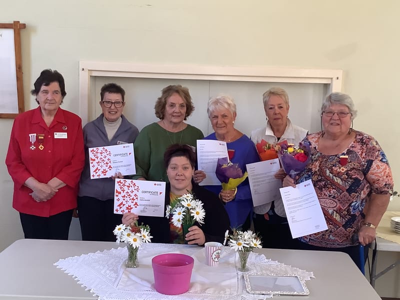 Red Cross members awarded for dedication post image