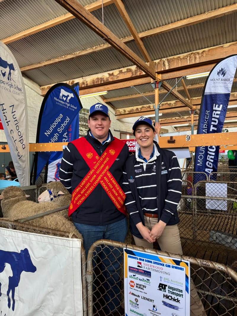 Nuriootpa High School Livestock Club wraps up a big week at the Show post image