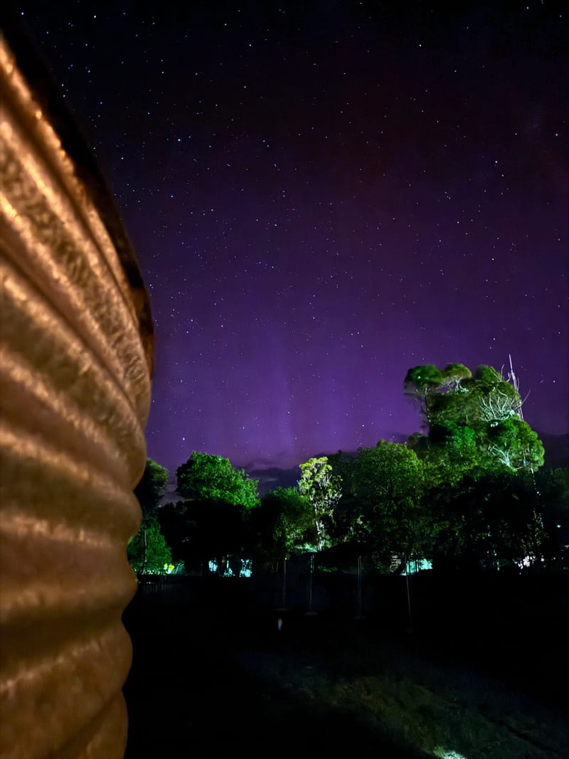 Nature's light show rings in new year post image