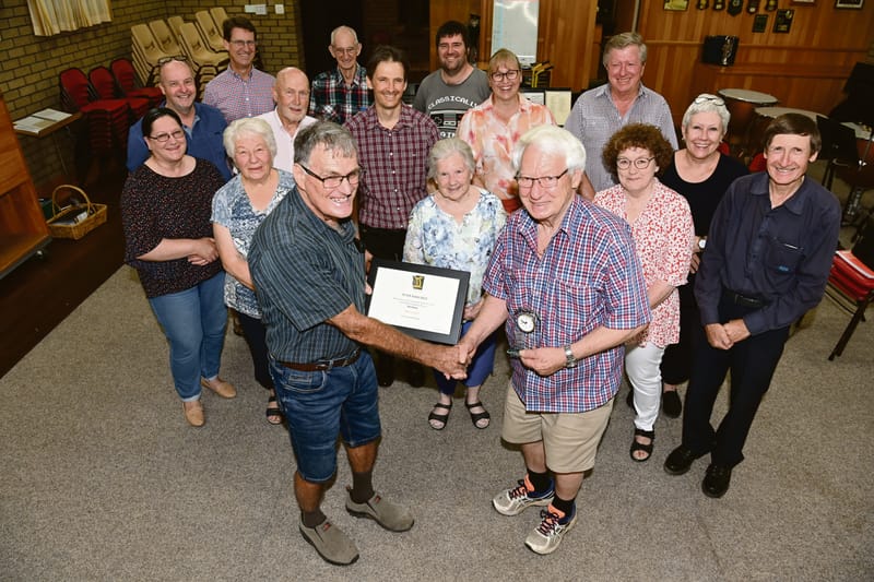 Celebrating 43 years as band secretary post image