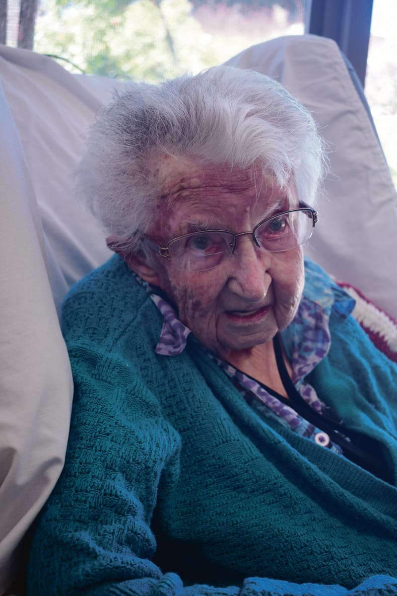 Laurence reflects at 105 post image