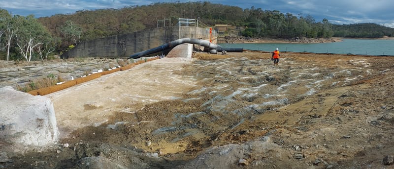 Warren work wraps up as spillway returns to action post image