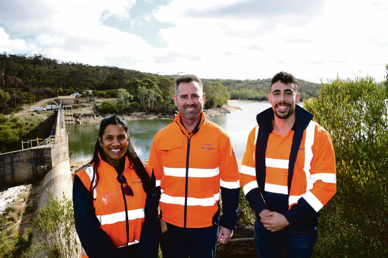 Warren Dam works near completion post image