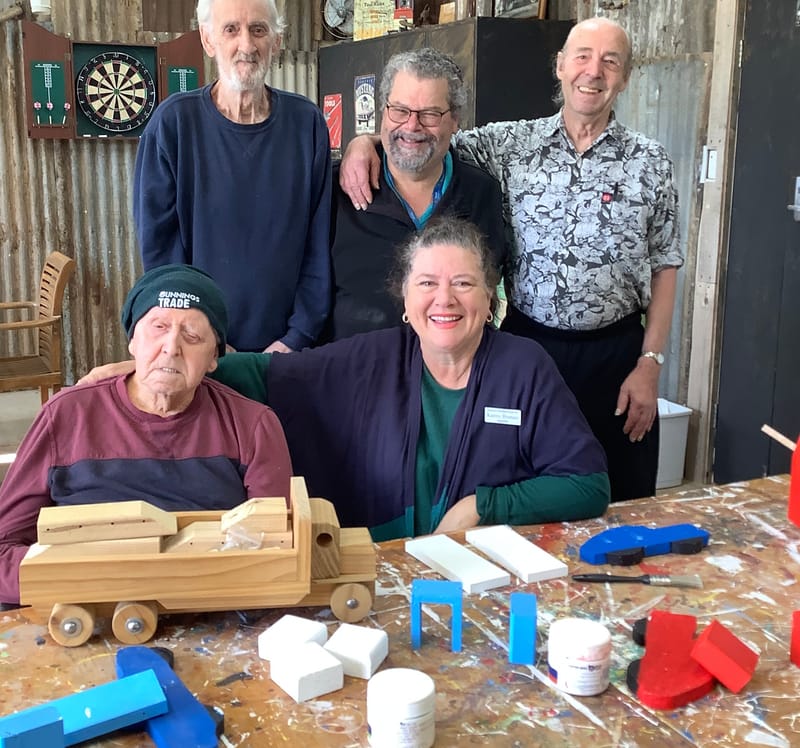 Keeping busy in the shed post image