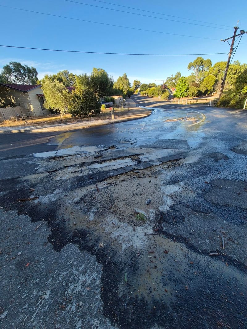 Water pipe leak leaves road 'feeling like a waterbed' at Mount Pleasant post image