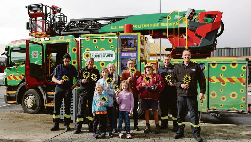 Sunflower fire truck a hot success post image