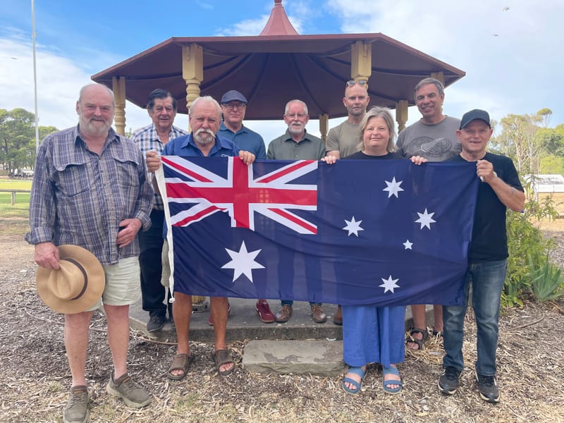 Flying a new flag at Greenock oval post image