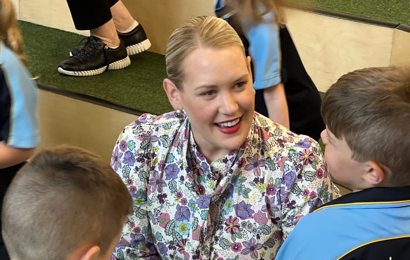 Ashton meets region's littlest learners post image