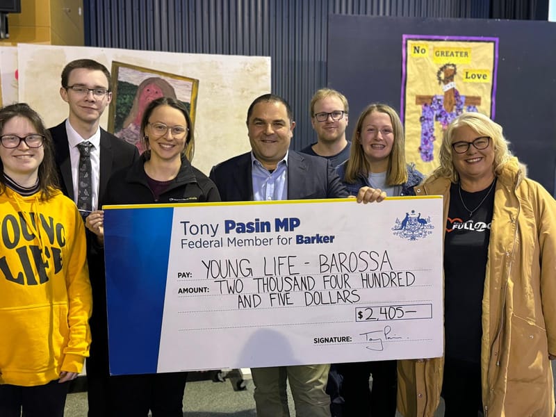 Young Life Barossa gain volunteer grant post image