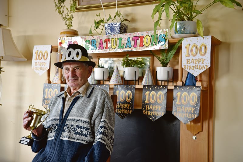 Century celebration for Gordon post image