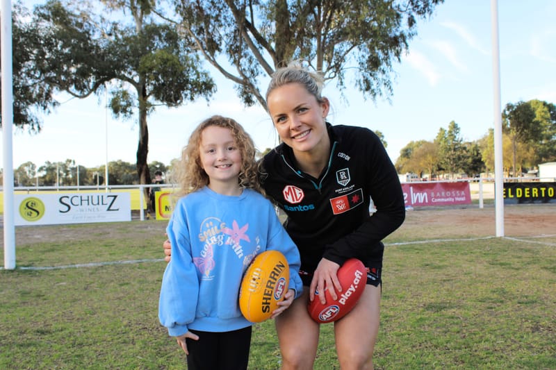 Barossa’s AFL young guns learn from Port Adelaide professionals post image